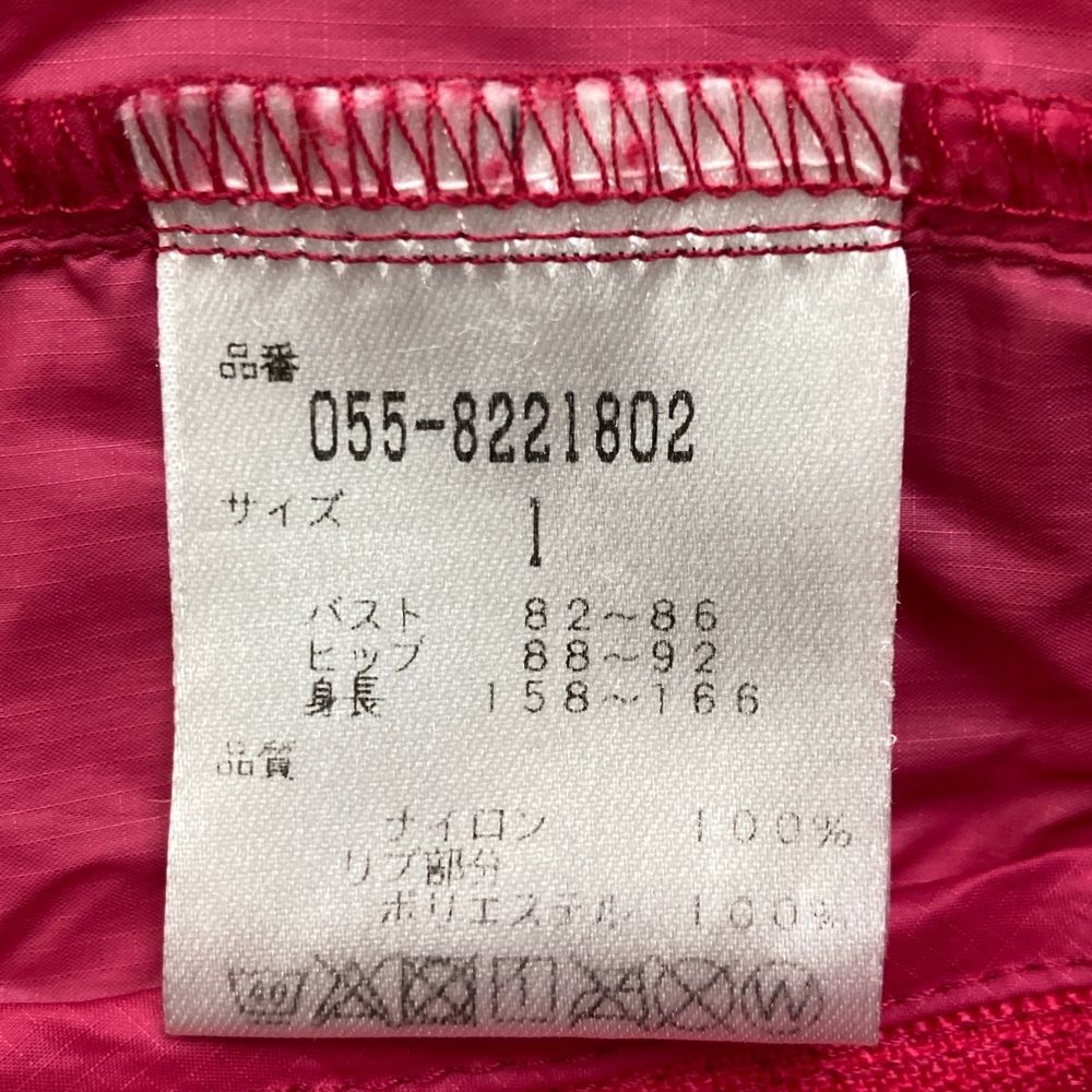 サイズ：1 PEARLY GATES パーリーゲイツ スニードジャック 薄手 ピンク