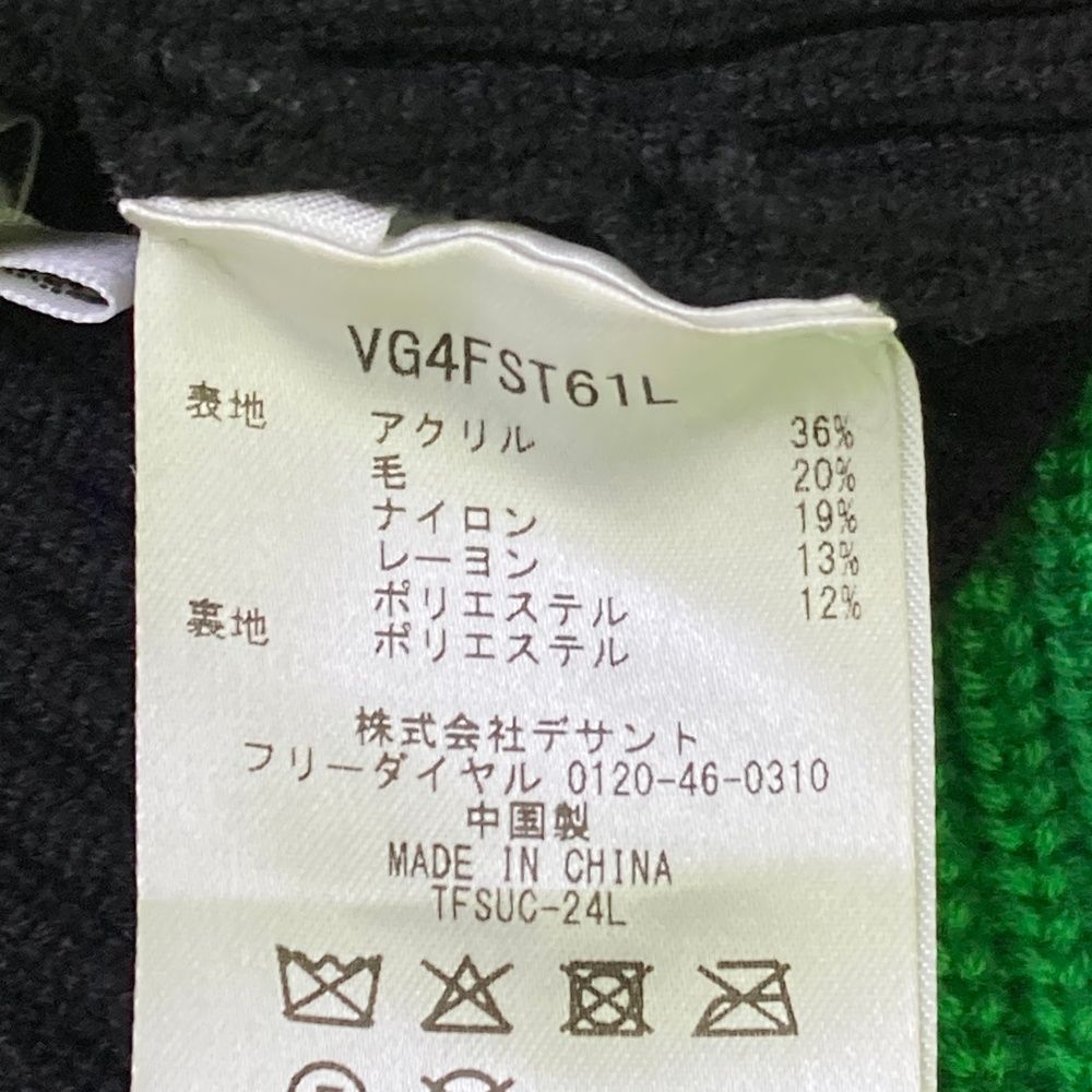 サイズ：38 LANVIN SPORT ランバン スポール 裏地付 ニット ジップ