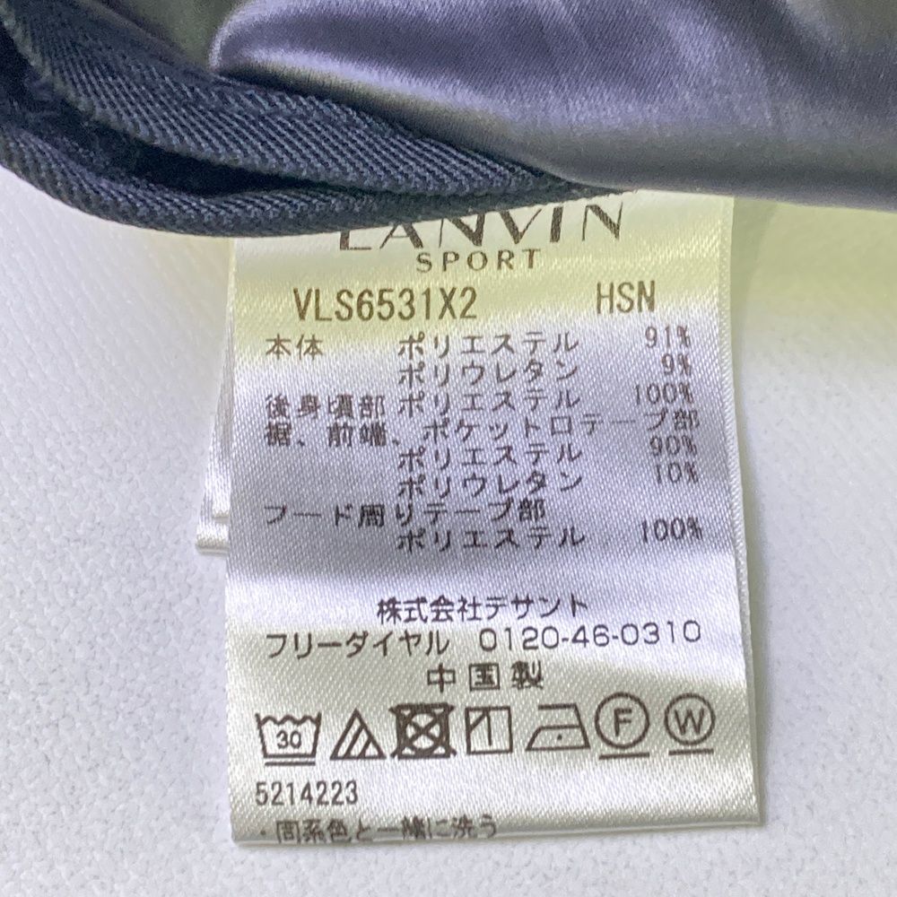 サイズ：38 LANVIN SPORT ランバン スポール フード付 ジップベスト