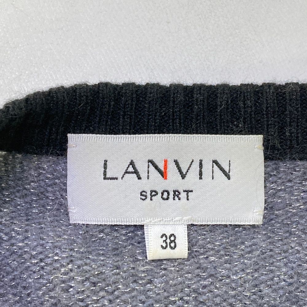 サイズ：38 LANVIN SPORT ランバン スポール ニットセーター グレー系