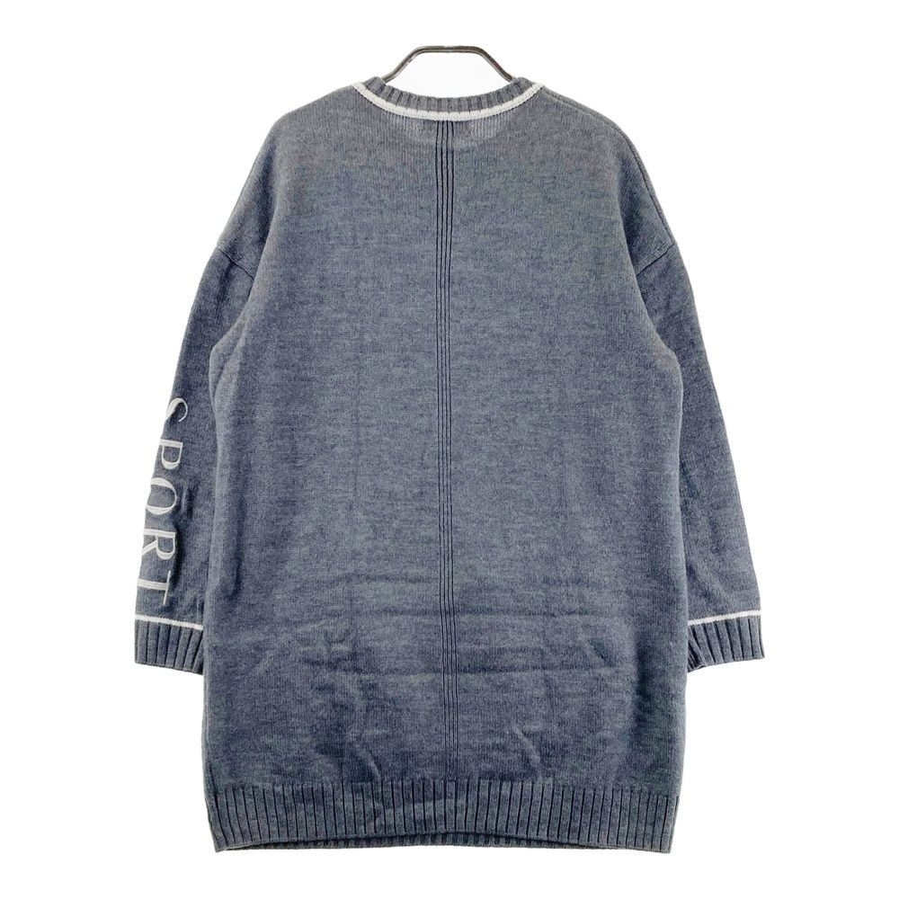 サイズ：38 LANVIN SPORT ランバン スポール ニットワンピース グレー