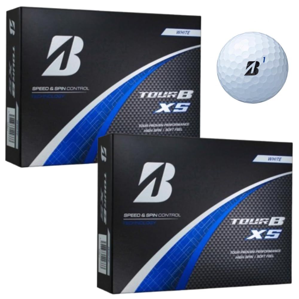 2ダースセット】ブリヂストン ゴルフボール TOUR B XS ホワイト 2