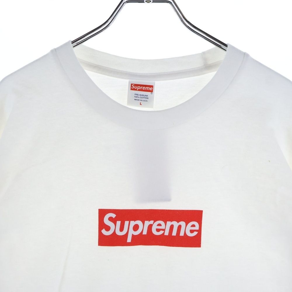 Supreme ボックスロゴプリント 長袖カットソー Lサイズ シュプリーム SUPREME (シュプリーム) Box Logo L/S Tee ボックスロゴ プリント