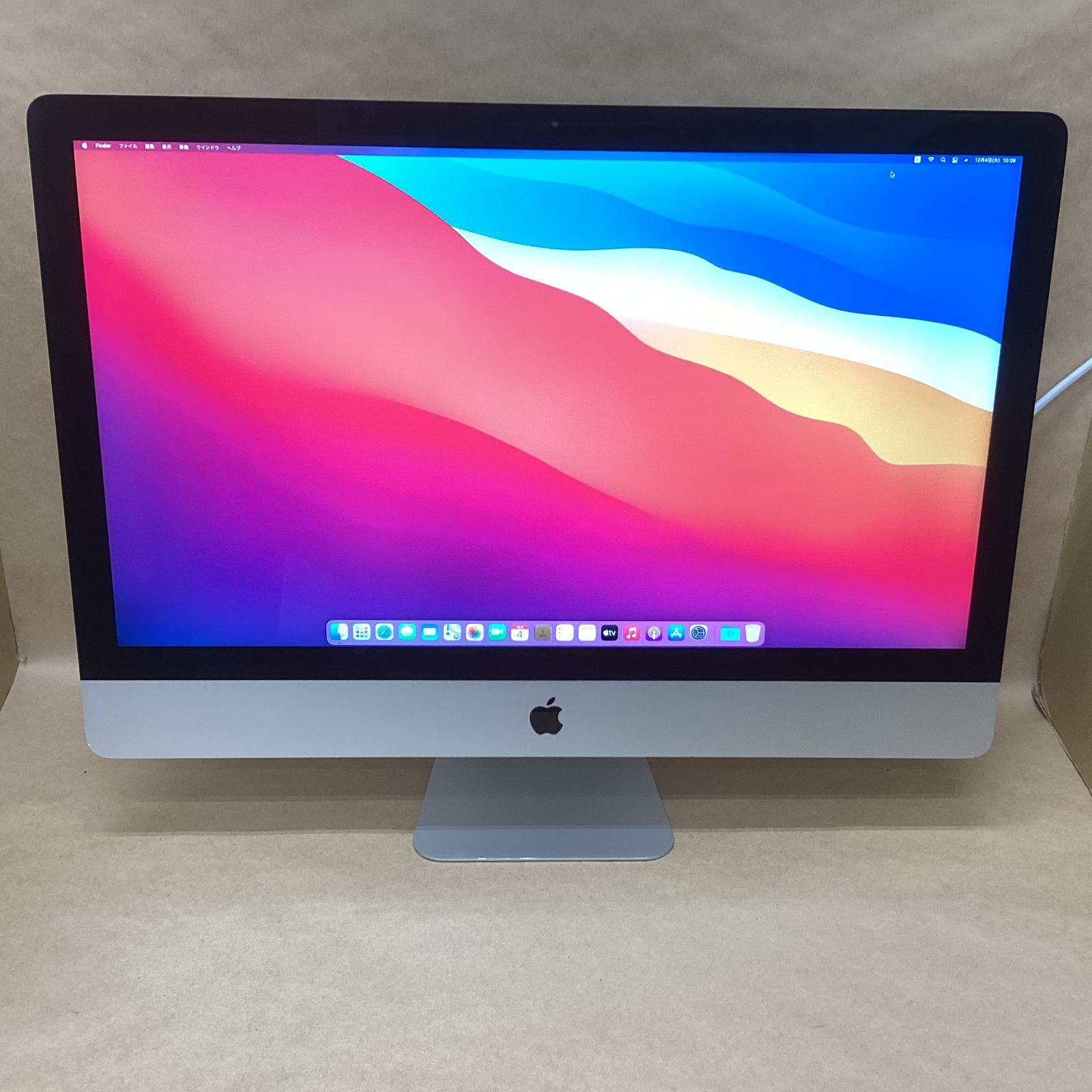 アップル 一体型デスクトップパソコン IMACCI 5 3300 CI 4590 3 GHZ 16 GB 27インチ K Big Sur 11 4 LATE 2015 A 1419 無線 BLT カメラ KB MU付 液晶破損小有り