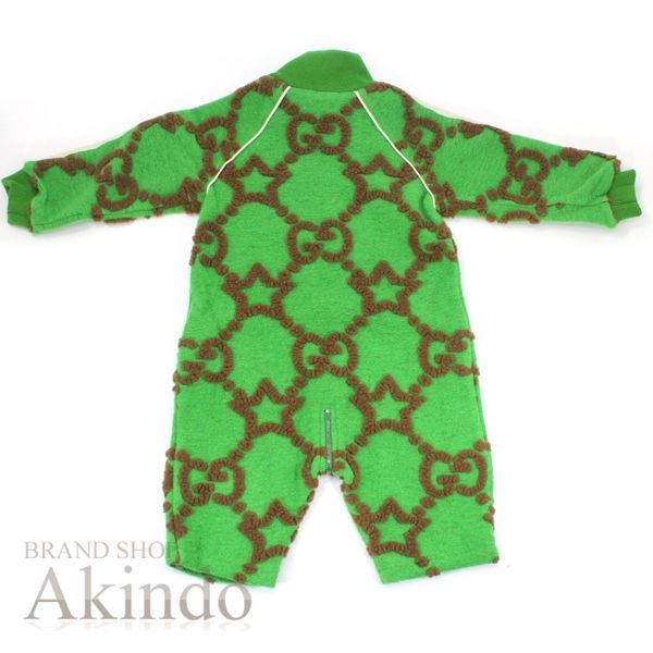 GUCCI グッチ GGワンピース ベビーウェア ベビー服 表記 9 12 73 52 グリーン