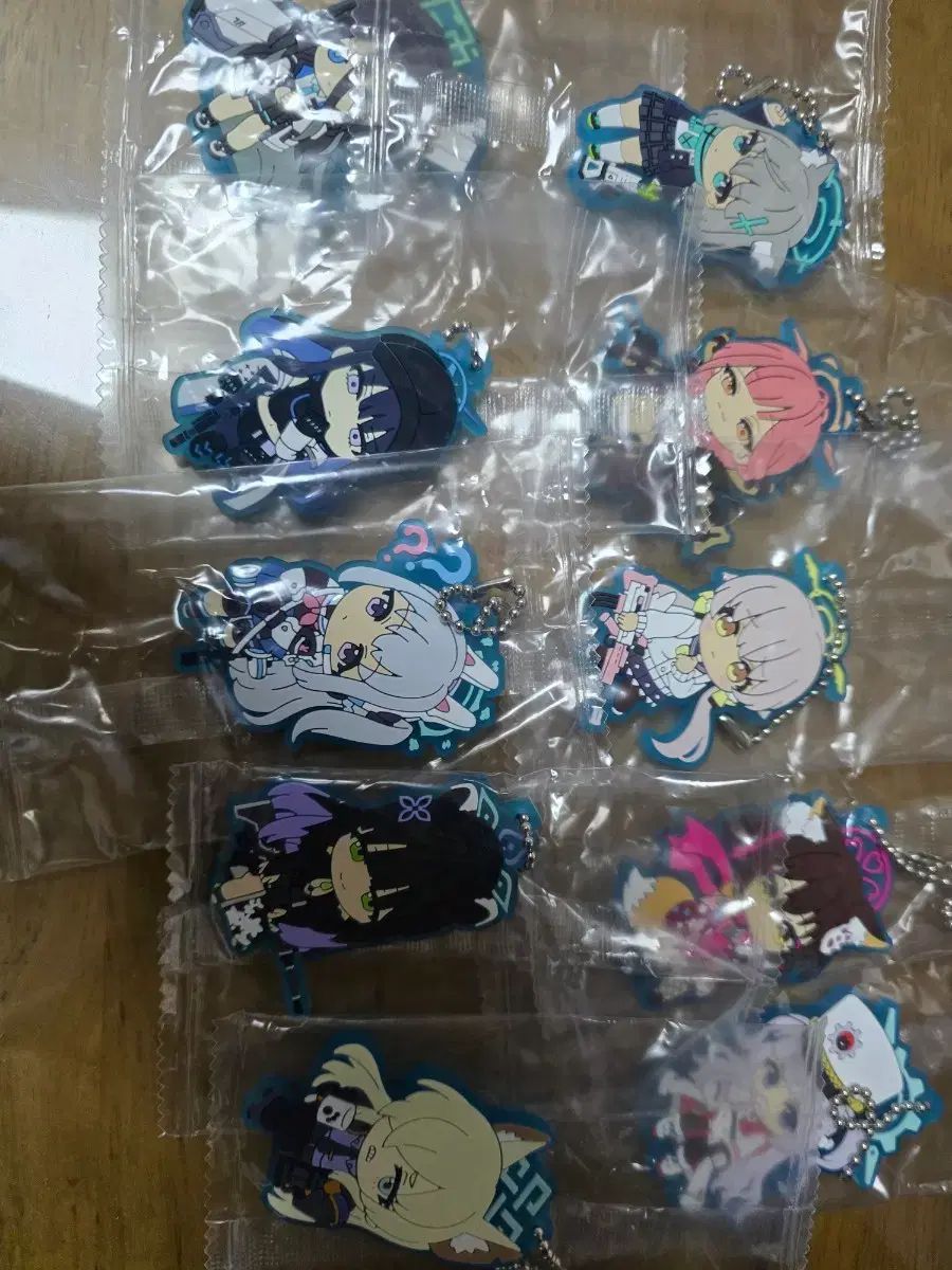 ブルーアーカイブ ブルアカ カプセル ラバーマスコット 全種