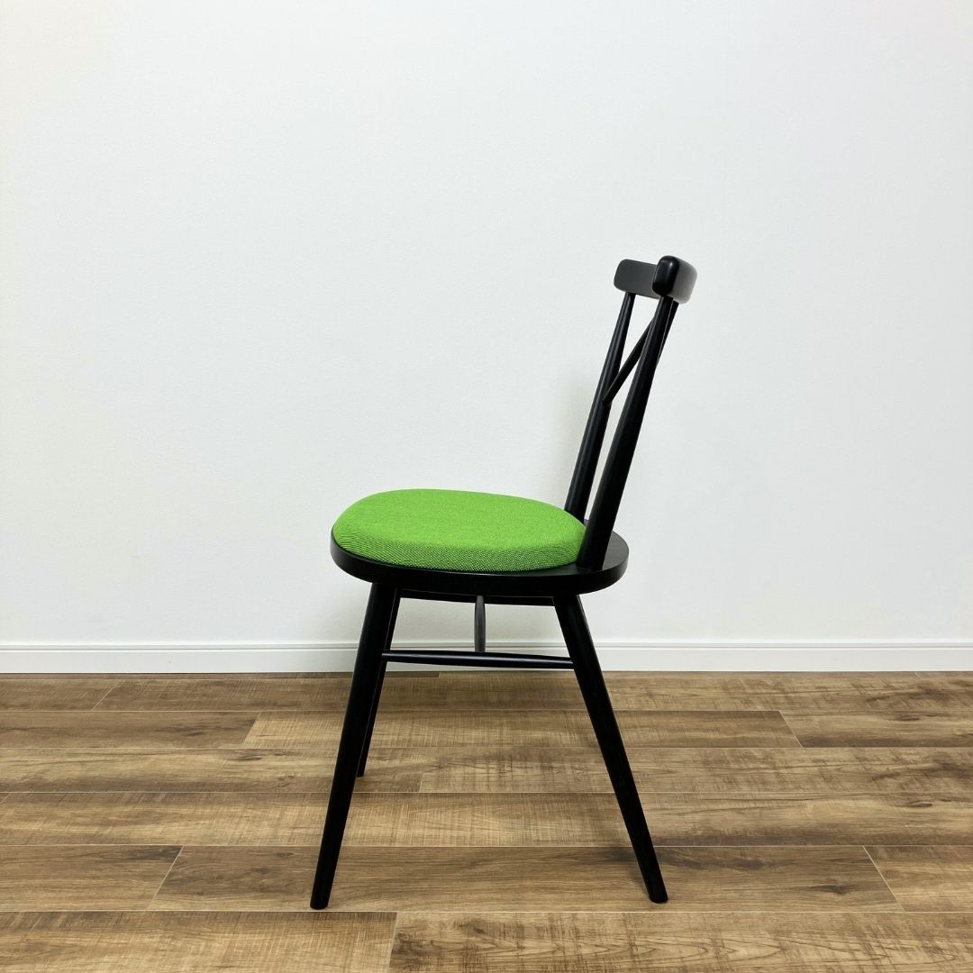 karimoku CONTRACT omi Armless Chair Grain matte black グリーン