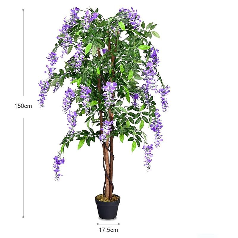 彡 人工 観葉植物 150 cm 大型 フェイクグリーン 造花 フェイク 人工樹木 フェイク植物 インテリア 室内 屋外 水やり不要 枯れない 美しい造花ツリー きれい 素敵 ご自宅やオフィスに最適