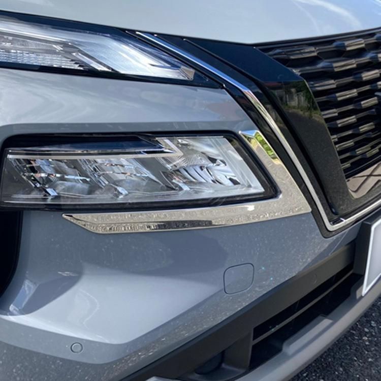 【送料無料】22年式NISSAN X-TRAIL T33専用 304ステンレス製 エンジンフロントサイドライト装飾バーZX05