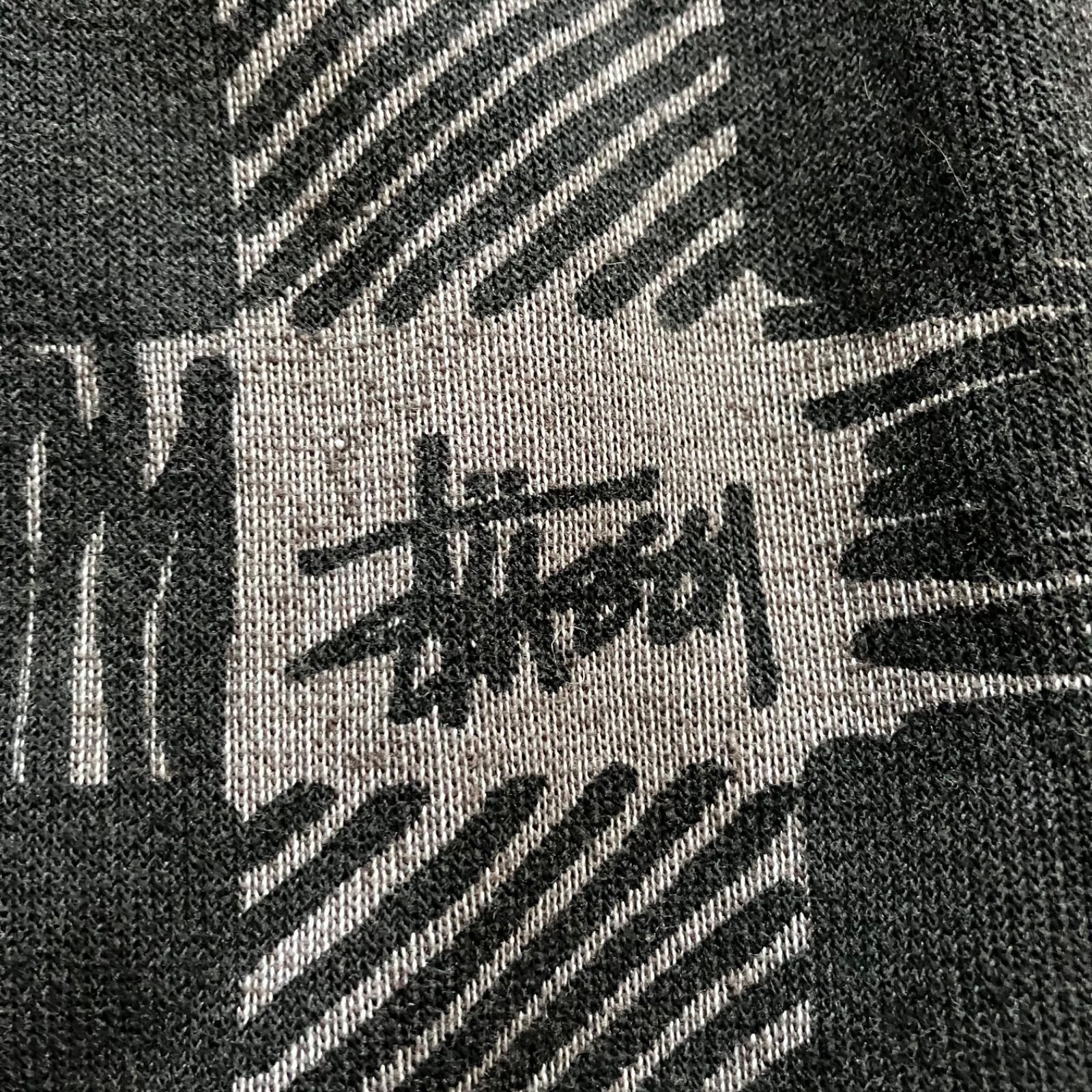 00s　old stussy　総柄ジップアップパーカー　ドル×ピースマークY2K 00s old stussy フルジップパーカー ステューシー 総柄 パーカー L