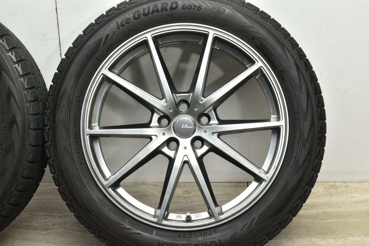  交換用に LF SPORT 20 in 8 J 33 PCD 114 3 ヨコハマ アイスガード G 075 235 55 R レクサス RX ホイールのみ販売 20インチ タイヤ ホイールセット