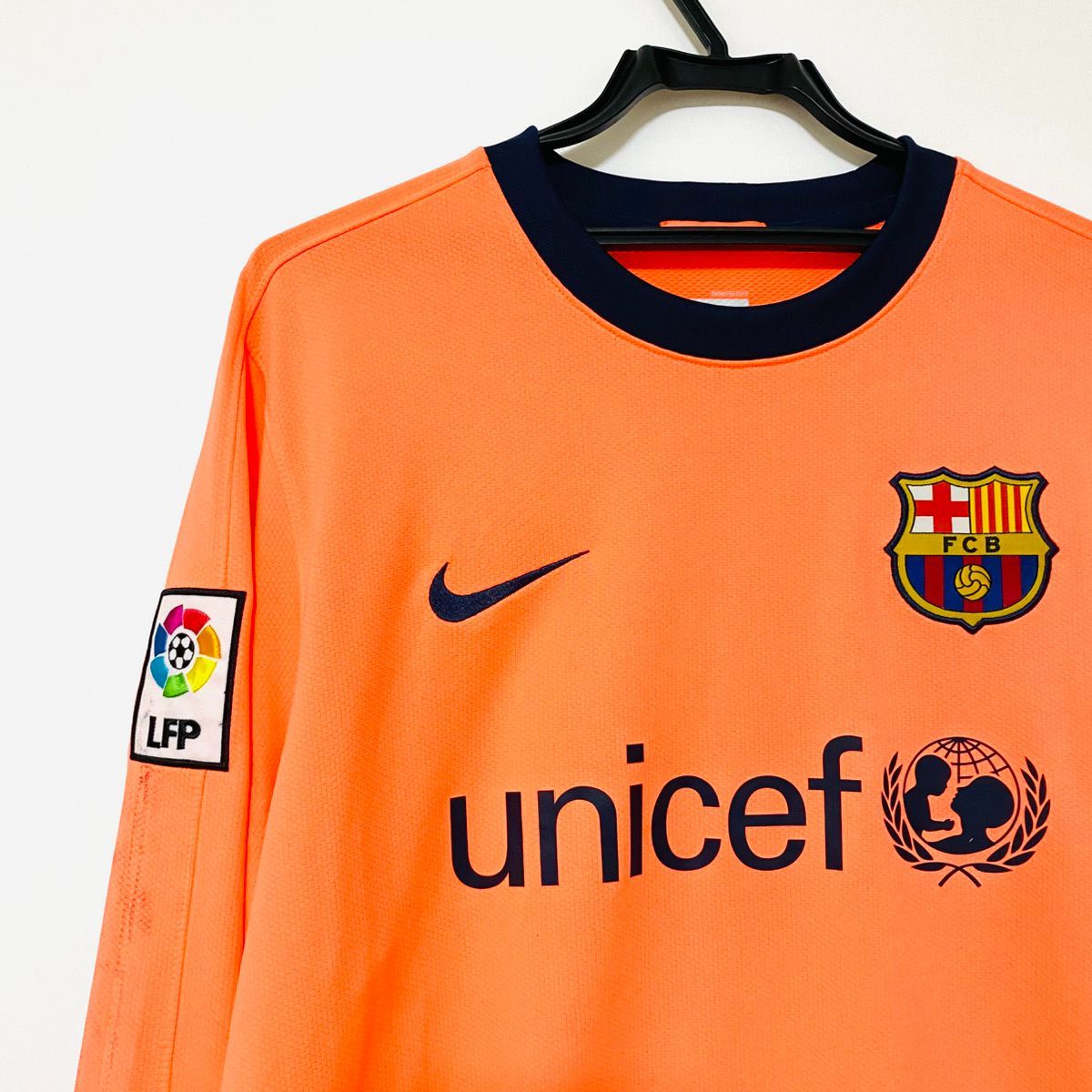A9025_2】2009-2010 バルセロナ メッシ セカンドユニ 長袖 Lサイズ