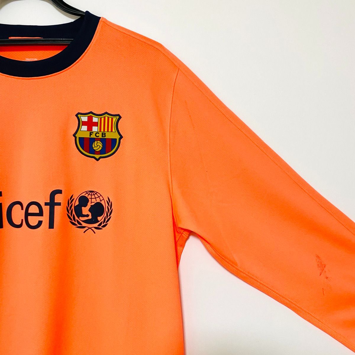 A9025_2】2009-2010 バルセロナ メッシ セカンドユニ 長袖 Lサイズ