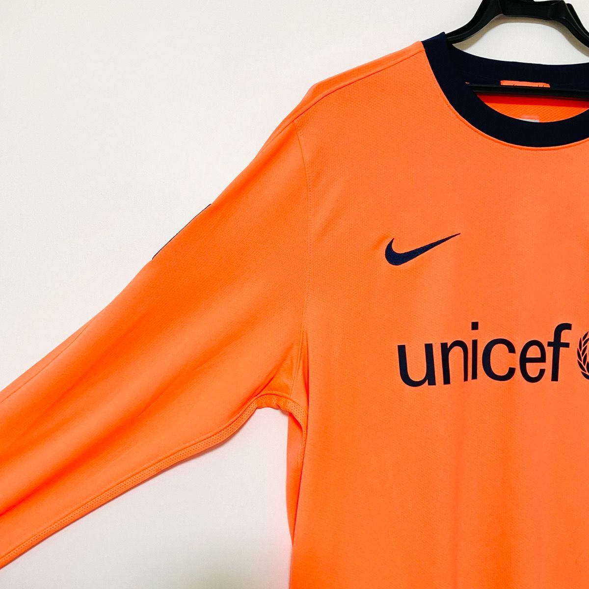 A9025_2】2009-2010 バルセロナ メッシ セカンドユニ 長袖 Lサイズ