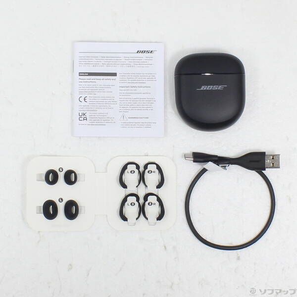 中古品〕 Bose QuietComfort Ultra Earbuds ブラック【198】 - メルカリ