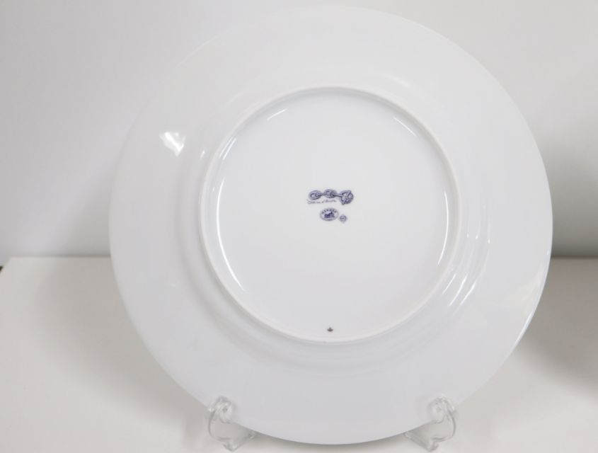 エルメス Hermès プレート 皿 27 0 cm シェーヌダンクル ブルー ディナープレート セット 洋食器 陶器 ランチョンマットセット 皿 