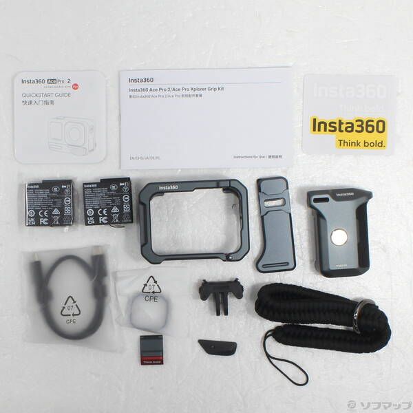  〔 〕 Insta 360 Ace Pro 2 スレートグレー 262 GoPro アクションカメラ ウェアラブルカメラ本体
