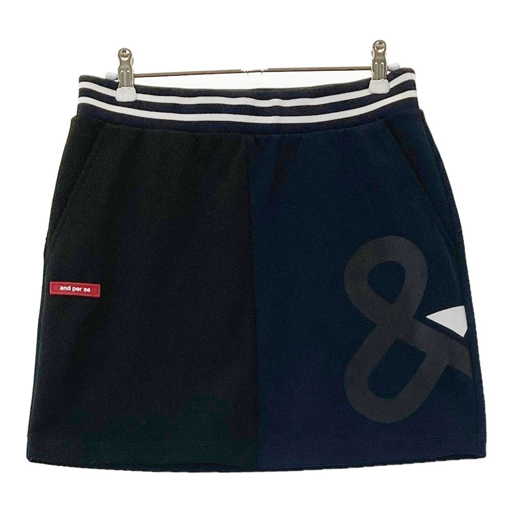 サイズ：M AND PER SE アンパスィ 2023年モデル スカート ネイビー系