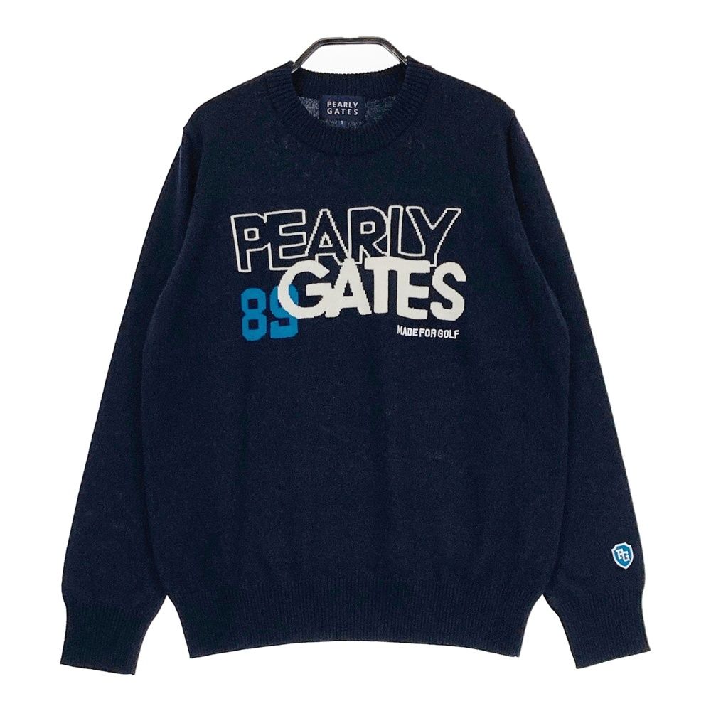 サイズ：1 PEARLY GATES パーリーゲイツ ニット セーター ネイビー系