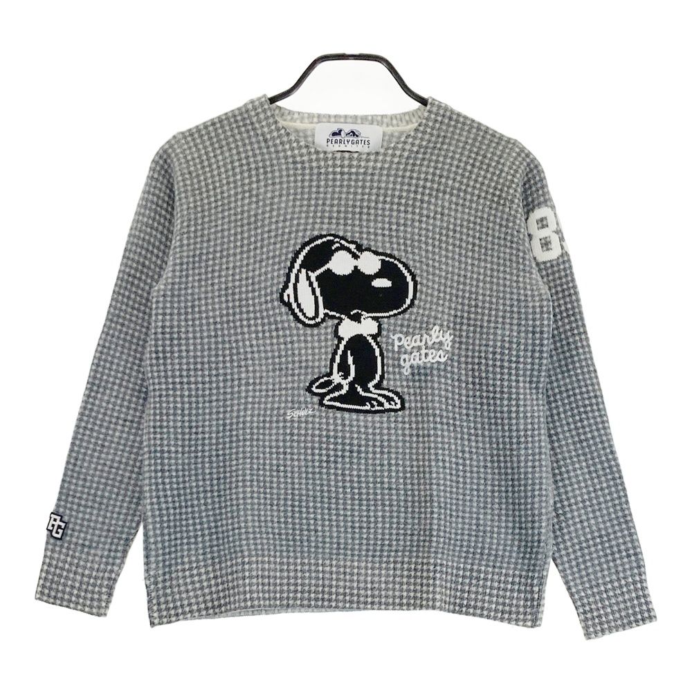 サイズ：1 PEARLY GATES パーリーゲイツ ×PEANUTS ニットセーター