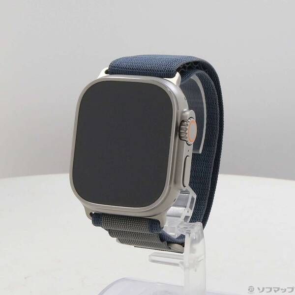 〔 品〕 Apple Watch Ultra 2 GPS Cellular 49 mm チタニウムケース ブルーアルパインループ 258
