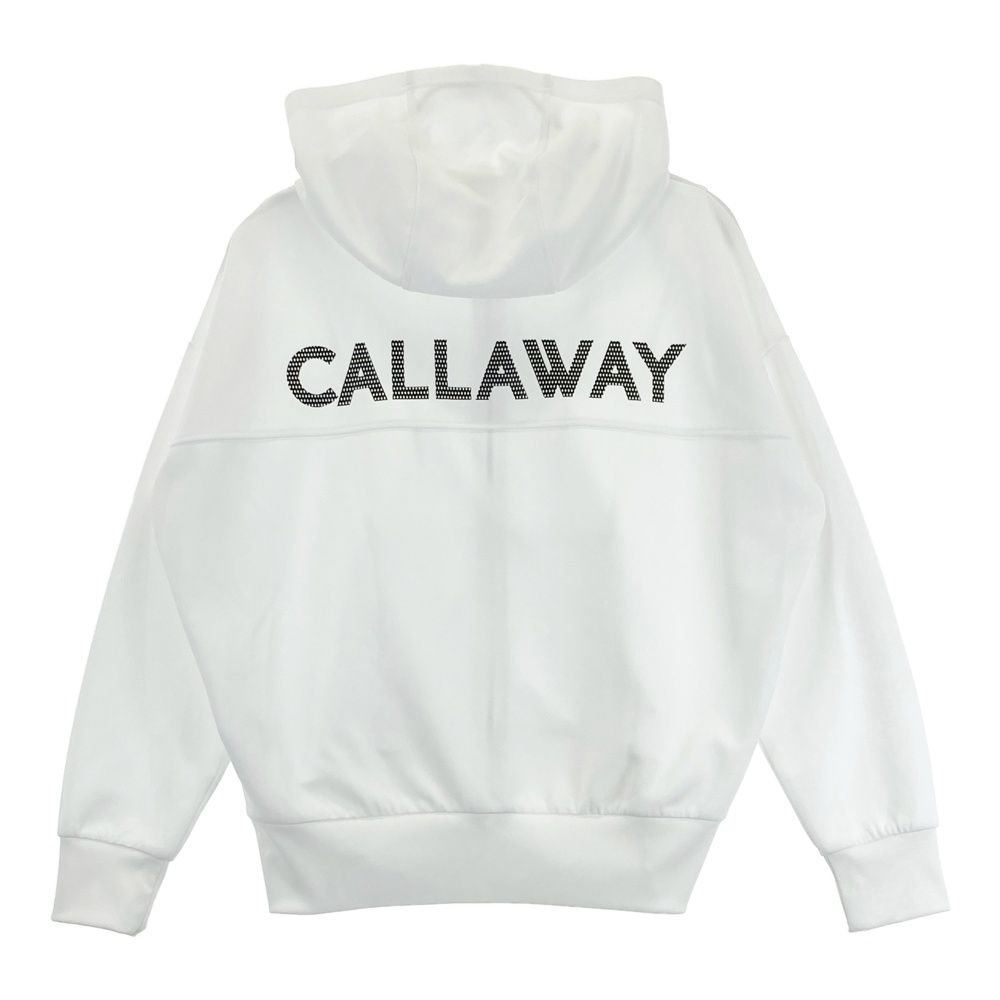 Callaway レディースジャケット L ホワイト サイズ：L CALLAWAY キャロウェイ ジップジャケット パーカー ホワイト