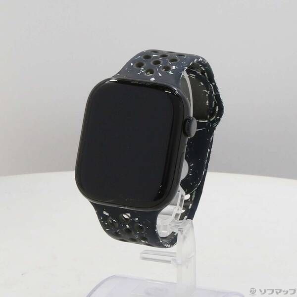 〔 品〕 Apple Watch Series 10 GPS 46 mm ジェットブラックアルミニウムケース ミッドナイトスカイNikeスポーツバンド 258