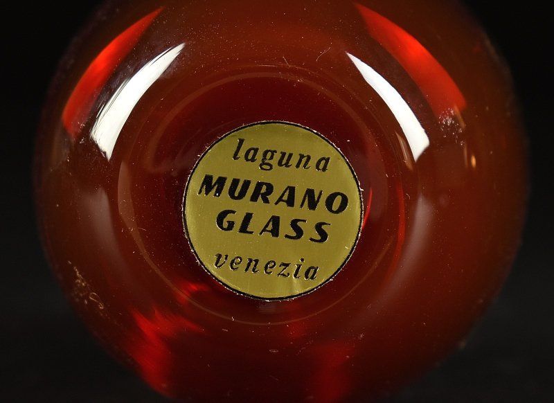 蔵A4340b】ムラーノ ベネチアングラス デキャンタ グラス 六客 - メルカリ