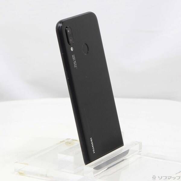 中古品〕 HUAWEI P20 lite 32GB ミッドナイトブラック HWU34SKU UQ