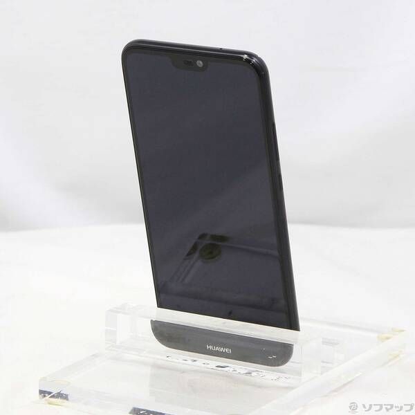 品〕 HUAWEI P20 lite 32GB ミッドナイトブラック HWU34SKU UQ mobile 