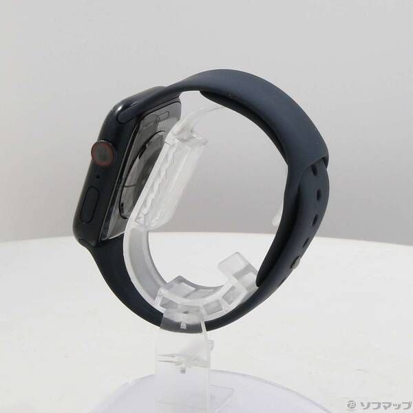 〔 品〕 Apple Watch Series 8 GPS Cellular 45 mm ミッドナイトアルミニウムケース ミッドナイトスポーツバンド 262