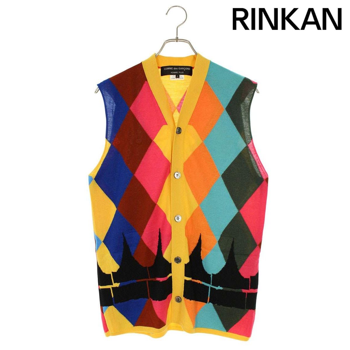 コムデギャルソンオムプリュス 23SS PK-N004 AD2022 アーガイルマルチ