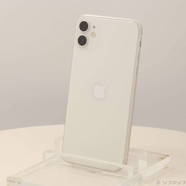 中古品〕 iPhone11 128GB ホワイト MWM22J／A SIMフリー【262】 - メルカリ