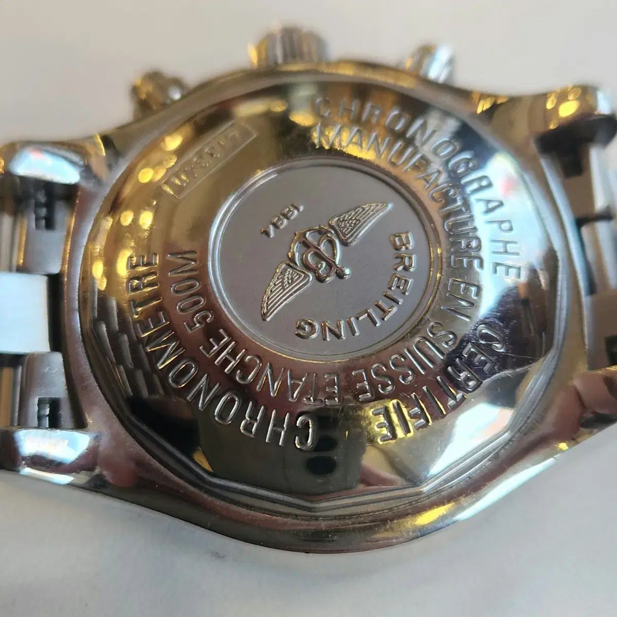  BREITLING ブライトリング スーパーオーシャン クロノ オートマティック 時計 テーパードデニム 自動巻き時計 腕時計(アナログ)