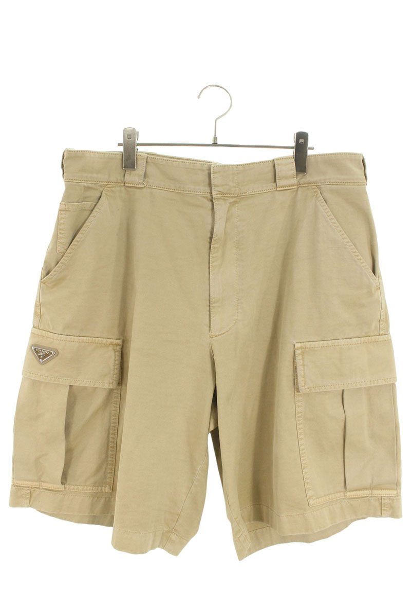 プラダ SPH 289 S 222 14 JU トライアングルロゴプレートカーゴハーフパンツ メンズ XL