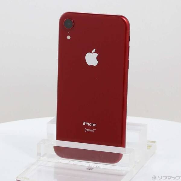 中古品〕 iPhoneXR 64GB プロダクトレッド MT062J／A SIMフリー【262