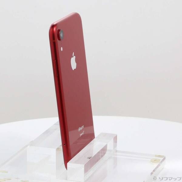 中古品〕 iPhoneXR 64GB プロダクトレッド MT062J／A SIMフリー【262