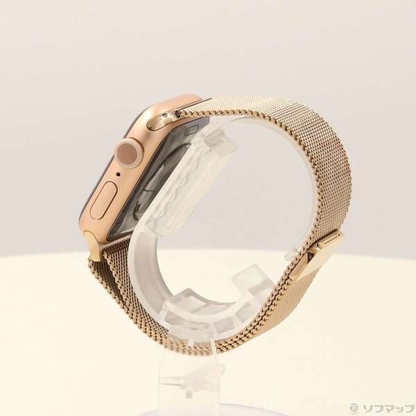 〔 品〕 Apple Watch Series 5 GPS 40 mm ゴールドアルミニウムケース ゴールドミラネーゼループ 262