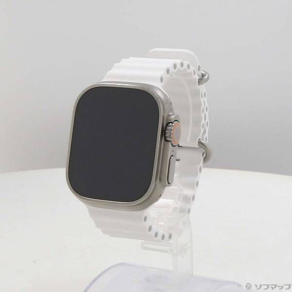 〔 品〕 Apple Watch Ultra GPS Cellular 49 mm チタニウムケース ホワイトオーシャンバンド 348