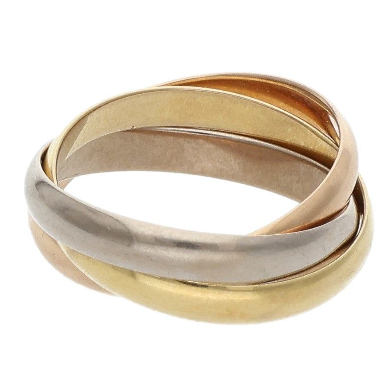 カルティエ トリニティSM K18YG/PG/WGリング メンズ 49/9号 - メルカリ