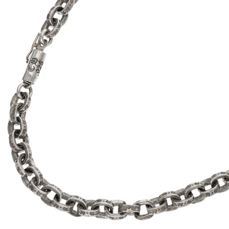 18ページ クロムハーツ PAPER CHAIN 18/ペーパーチェーン18inch シルバー