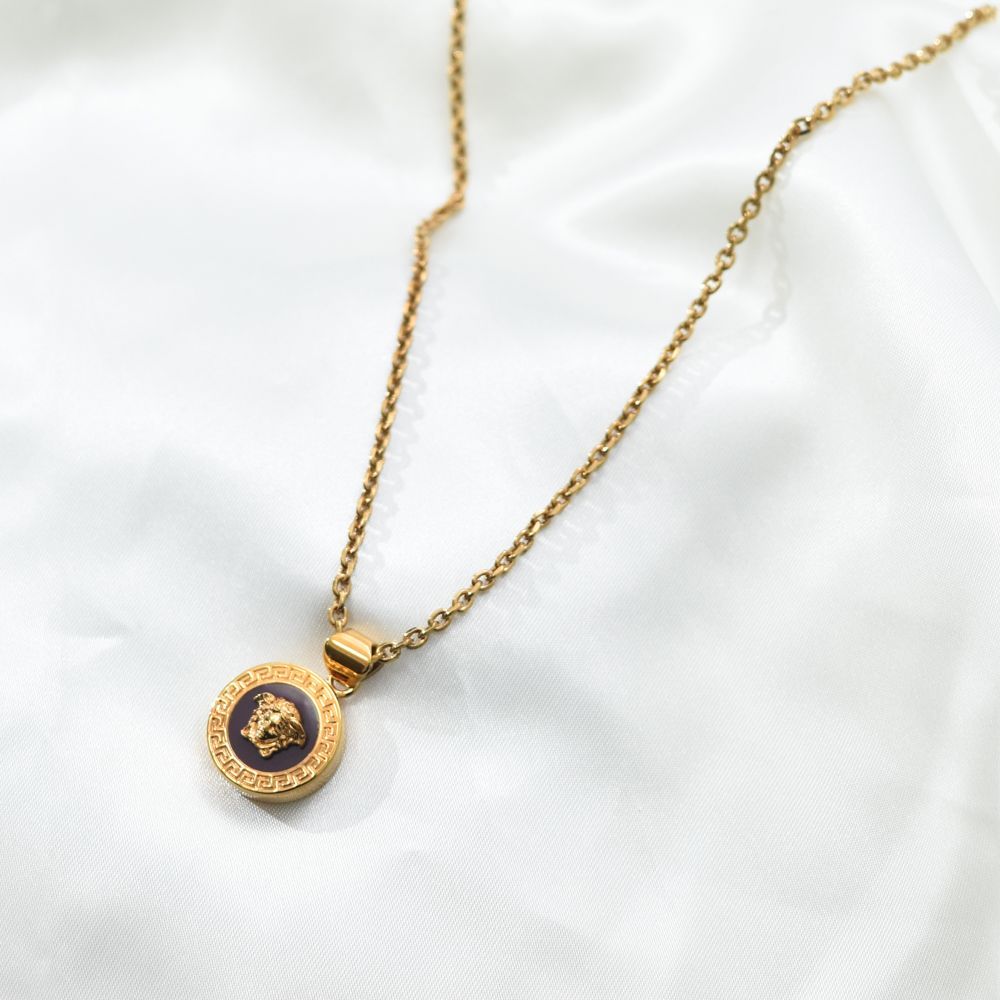 ヴェルサーチ ネックレス ブランド レディース レジンメデューサ