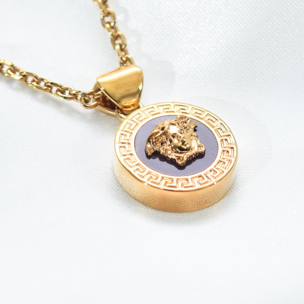 ヴェルサーチ ネックレス ブランド レディース レジンメデューサ