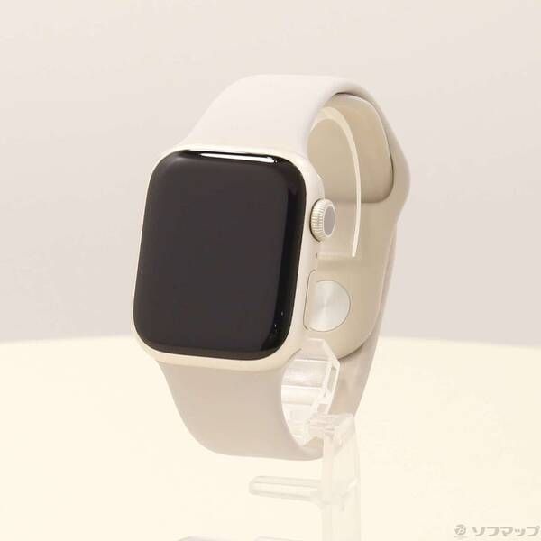 〔 品〕 Apple Watch Series 9 GPS 41 mm スターライトアルミニウムケース スターライトスポーツバンド 269