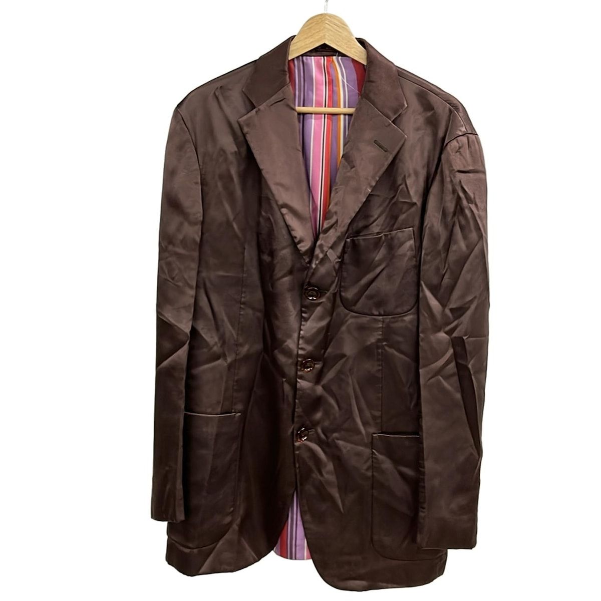 ETRO(エトロ) ジャケット サイズ52 L メンズ美品 - ボルドー 長袖