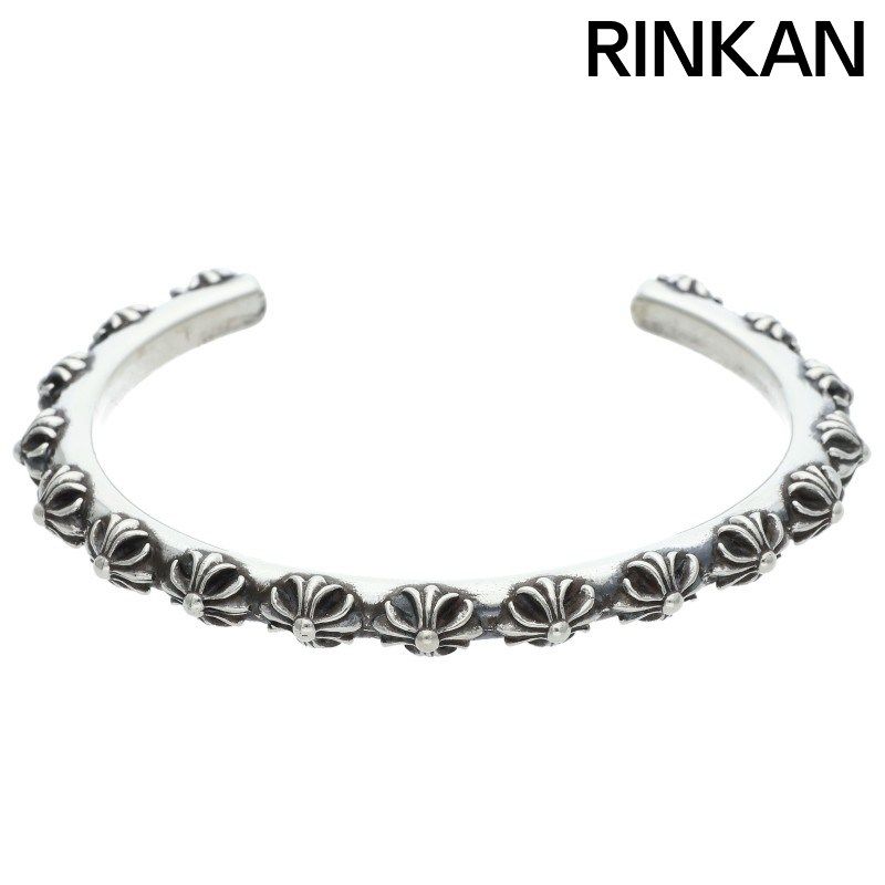 クロムハーツ BANGLE CROSS クロスバンド シルバーブレスレット メンズ