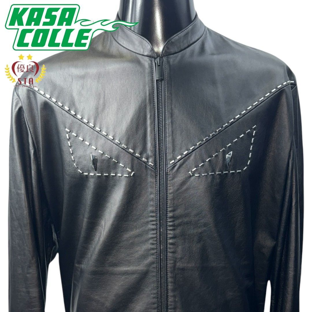 FENDI フェンディ BAG BUGS” レザー ジャケット