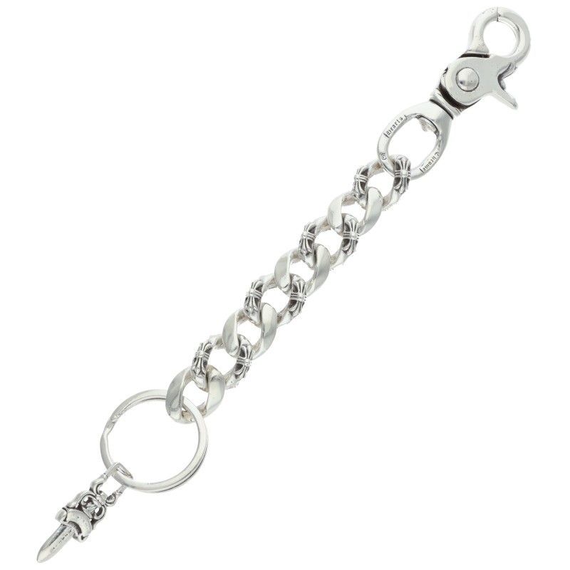 クロムハーツ CLP CHN FANCY-L/ロングファンシー　キーチェーン クロムハーツ CLP CHN FANCY-L/ロングファンシーリンク シルバーキー