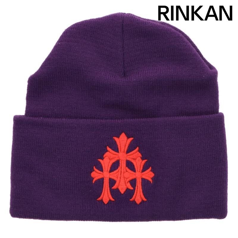 クロムハーツ ONE SIZE WOOL WATCH CAP トリプルクロス刺繍ビーニー帽子 メンズ
