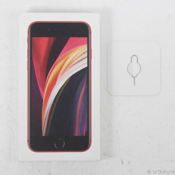 中古品〕 iPhone SE 第2世代 64GB プロダクトレッド MHGR3J／A SIM